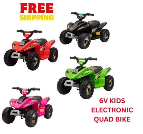 Kids electric ride atv - electric, on