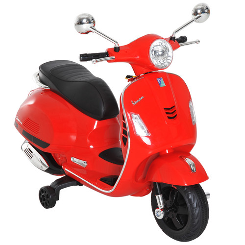 Homcom vespa licensed - 6v, kids