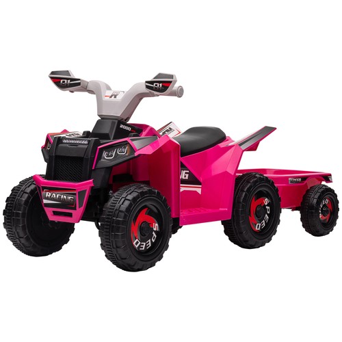 Homcom electric quad bike 6v - quad, bike,
